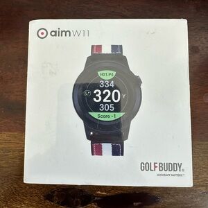 GOLFBUDDY aim w11 GPS golf watch (brand new)
